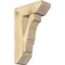 Ekena Millwork Balboa Slat Rough Sawn Bracket w/ Offset Brace, Douglas Fir, 8"W x 20"D x 32"H BKT0806X20X32BOA06RDF - alternate 1